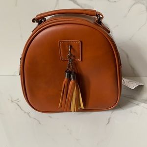 Vegan Leather Convertible Handbag